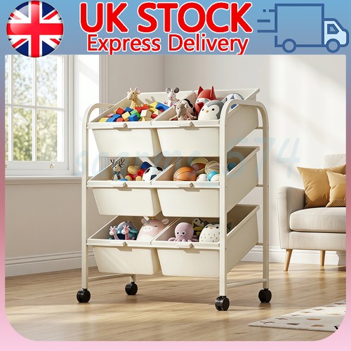 Mobile storage cart shelf toy - mobile,