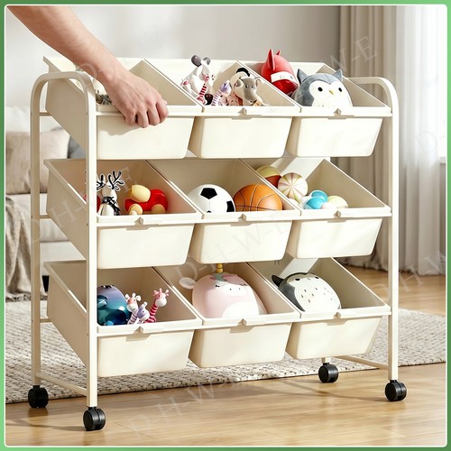 Mobile storage cart shelf toy - cart,