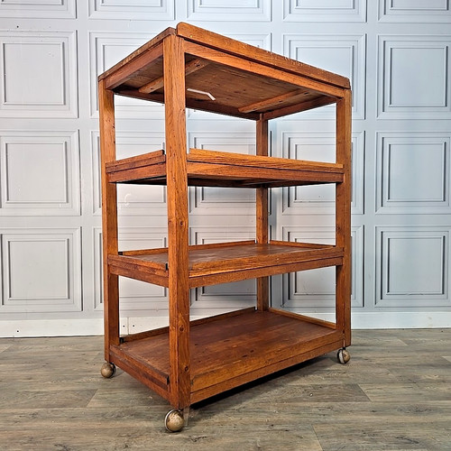 Vintage oak library - vintage,