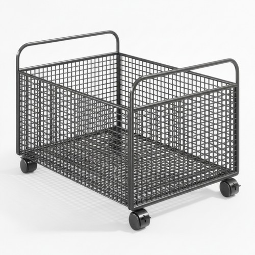 Rolling book cart handle wire - book,