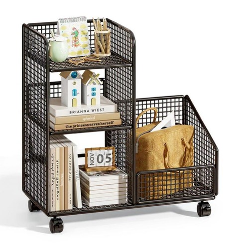 Rolling book trolley with - rolling,
