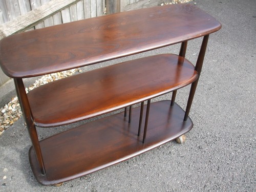 Vintage ercol book trolley - trolley, /