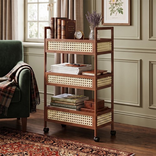 Tier bamboo rolling - 3, storage