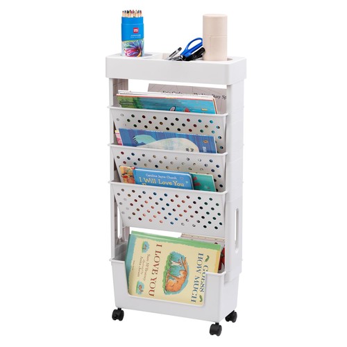 Doeworks mobile bookshelf with - doeworks,
