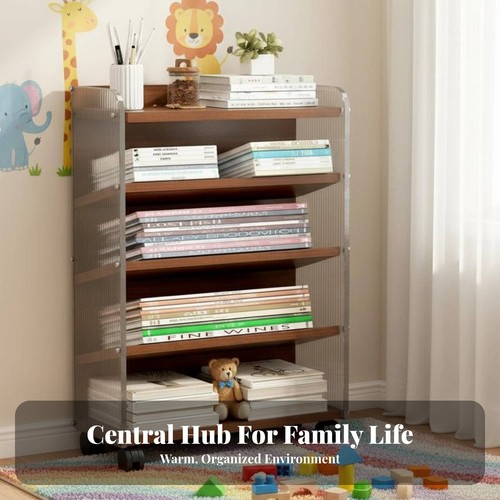 Desk side book cart movable - cart,