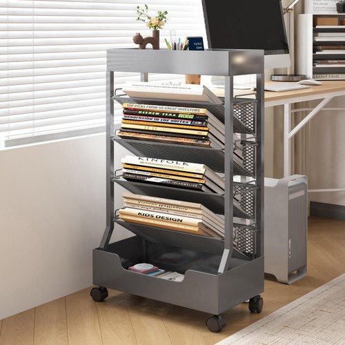 Ornestia metal book trolley - ornestia,